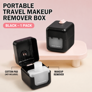 NOBLELYN 2-in-1 Travel Makeup Remover Sub Bottle Leak-proof Portable Storage Box Small Waterproof Travel Bottle Travel Supplies