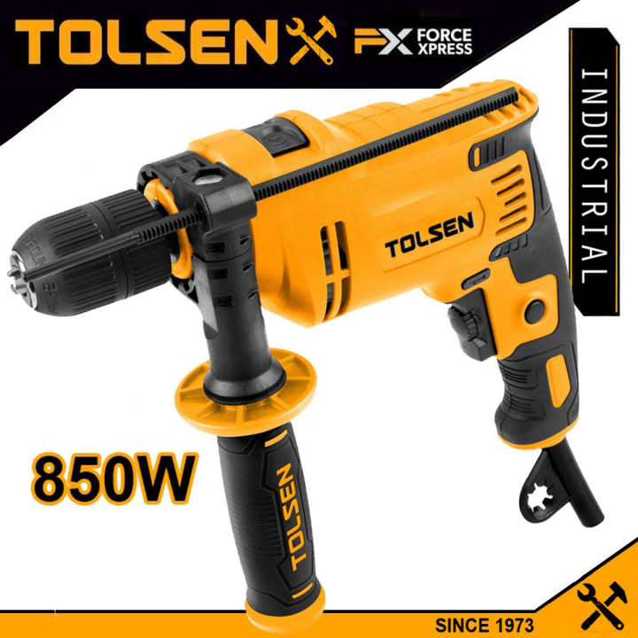 Tolsen Industrial Keyless Chuck Impact Drill Hammer (850Watts) Variable ...