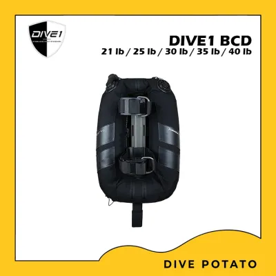 (ผ่อน0%) BCD - Dive1 Scuba - Softplate - Cordura - BCD for diving Scuba (Back Buoyancy)