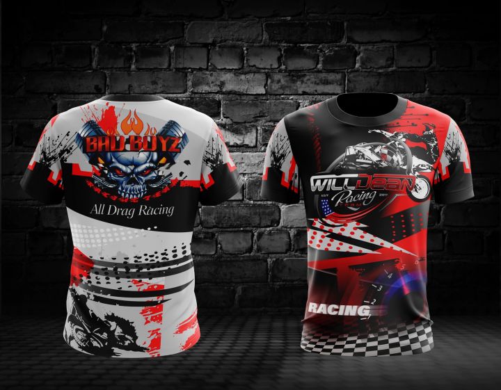 BADBOYZ 01 WILLDEAN RACING T-SHIRT FREE CUSTOMIZE OF NAME & NUMBER ONLY