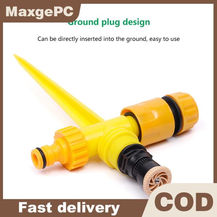 MaxgePC Vòi phun nước tưới vườn hệ thống tưới tiêu xoay 360 ° hệ thống tưới nước tưới cây nông nghiệp tự động tưới cỏ