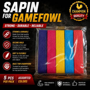 Sapin 5pcs per pack for Gamefowls accessories