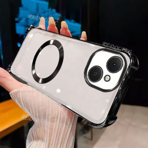 JKDUCK For Tecno Spark 40C 2025 New Case Magnetic Shockproof Transparent With Magnet Ring 2025 New Design Clear Casing For Tecno Spark 40 C Spark40C Ultra Thin Soft Phone Cover52