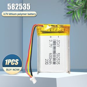 582535 602535 3.7V 600mAh Rechargeable Lithium Polymer Battery Li-ion Cell For DVR GPS LED Lights Sm