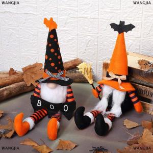 [COD] WANGJIA Halloween Plush Gnomes Decoration Halloween Dangle Leg Gnomes Doll Elf Dwarf - Stuffed Gnomes For Halloween Home Decor