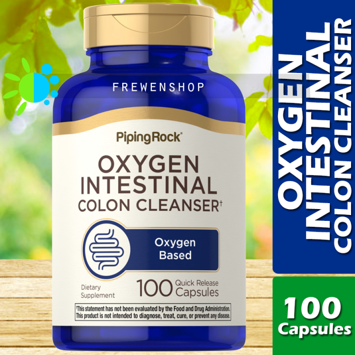 OXYGEN INTESTINAL COLON CLEANSER 100 Capsules with OxyTone Vitamin C