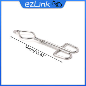 Stainless Steel Crucible Tong 30CM Laboratory Crucible Clamps Graphite Melting Tongs