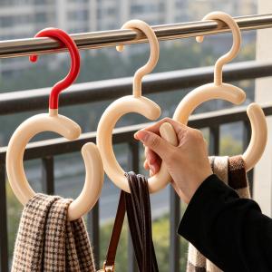 5Pcs Ring Shaped Hat Hangers / Dopamine Space Saver Organizer / for Hat Scarf Towel Tie Bag / Bedroom Wardrobe Hangers