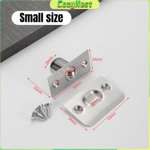 CozyNest Spring Invisible Cabinet Door Beads Lock Closet Ball Catch Latch with Screws