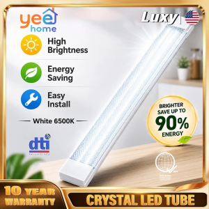 yeelite 2026 New Crystal LED Tube Light Ceiling Lights For Living RoomOffice Warehouse Room lighti