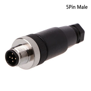[AYLMER] 1Pc M12 sensor connector 3 4 5 pin male female straight right angle plug