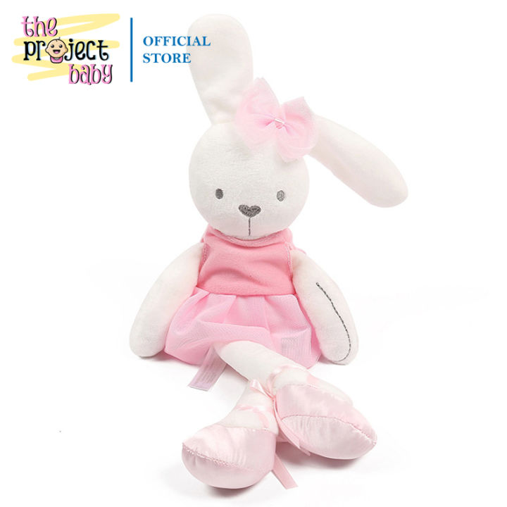 Soft Ballerina Bunny Plush Bear Stuffed toys Baby sleeping doll