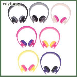 ruyifang 5pcs mini tai nghe đồ chơi Quà tặng tự làm kính mát mũ rơm Khăn trang sức phụ kiện trang trí