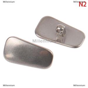 [COD] Millennium 1pair Nose Pads Titanium Teardrop Screw-in for Eyeglass anti Slip Retainer