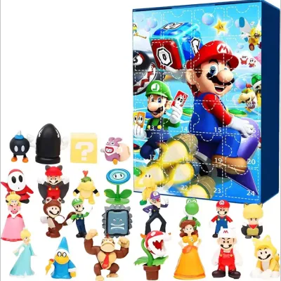 Super Mario Christmas Advent Calendar 24 Days Countdown Gifts Surprise