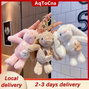 [COD] AqToCna Ship within 24 hours Plush Satchel Bunny Keychain Cute Bunny Cartoon Key Chain Plush Toy