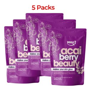 【FDA Approved】Weekit7 Acai Berry Powder Beauty Drink Glowming Dietary Supplement Fitness Fruit Juice