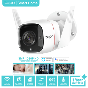 [Hot Selling] TP-Link Tapo C310 3MP HD CCTV Camera Outdoor Weatherproof Security Camera CCTV Camera Connect to Cellphone