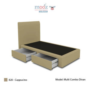mooZzz | Multi Combo Divan / 3.5FT Super Single Bed Frame / Open Divan / Box Divan / Drawer Divan / Storage / Space Savvy /5 Headboard Designs / 5 Colours