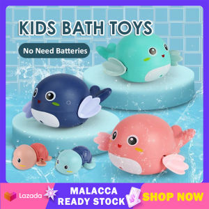 Baby Shower Toy Cute Turtle Little Dolphin Bathtub Cartoon Animal Swimming Games for Age 1-5 Years Baby Clockwork Baby Water Toy Baby Bathing Play Toys | Cute Baby