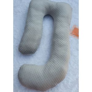 GỐI BẦU CHỮ J VÀ CHỮ U HÀNG CAO CẤP (vải nhung oganic 3D mát xa ) tặng tặng thêm bông dự phòng