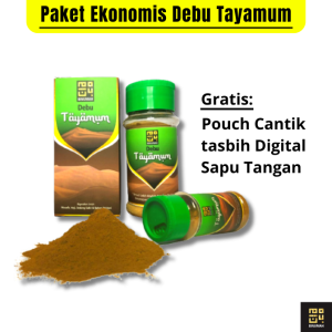 debu tanah pasir tayamum binumah untuk bersuci sebagai perelengkapan haji dan umroh