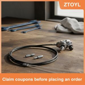 【ZTOYL】 Bộ điều khiển cáp ga với công tắc thủ công cho GX160 GX200 thay thế các bộ phận cho máy Đầm tấm điện trowel phụ kiện đáng tin cậy