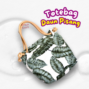 Kerajinan Jogja - Totebag kanvas wanita totebag tali sumbu murah meriah