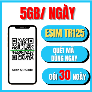 Sim/Esim Vinaphone TR125 Data 150GB/30 Ngày ( 5GB/ngày ) Lượt Mạng Tẹt Ga – Data Khủng Tốc Độ Cao FREESHIP - CHƯA KÍCH HOẠT