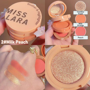 New 3 In 1 Matte Highlighter Blush Palette Multi-function Palette Matte Plate Pearly Blush Shiny Eyeshadow Face Makeup(Matte Contour + Pigment Blush + Shimmer Highlighter)
