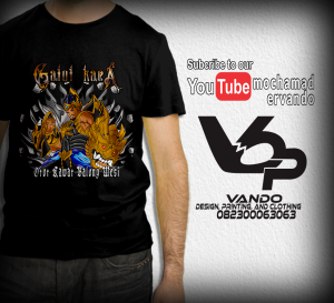 KAOS WAYANG GATOTKACA 2 / KAOS PRIA DISTRO / KAOS JAWA / KAOS MURAH