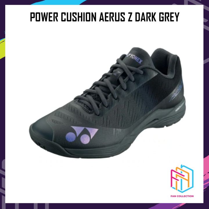 NEW YONEX AERUS Z MEN DARK GREY SEPATU BADMINTON ORIGINAL