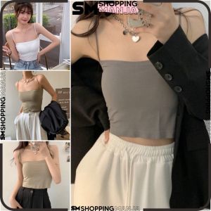 Tank Top Singlet Kaos Dalam Cewek Tali Basic Tanpa Lengan Pakaian Dalam Polos Wanita / Tanktop Bra Sleeveless  Tengtop Wanita Fashion SM P280