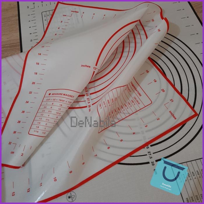 Alas Adonan Kue Silikon Ukuran 60x40 cm PCS Silicone Baking Mat