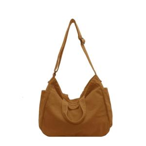Versatile and Chic Canvas Single Shoulder Bag Japanese Style Crossbody Bgas Large Capacity Satchel