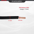1 Feet x Battery Cable 60A 100A 150A 16m㎡ for Car Lorry Boat Truck Earth 100% Copper Made in Malaysia (1 Kaki). 