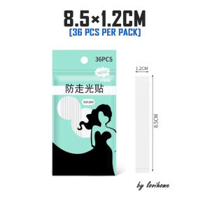 SG 36 pcs Fashion Bra Tape To Fix Clothes Anti Nude Double Sided Tape Clothes Clothing Bra Dress Anti-slip Invisible Clothes Adhesive Sticker Fixer Double-sided Dress Skirt Shirt Suit Transparent Fix Apparel Tape