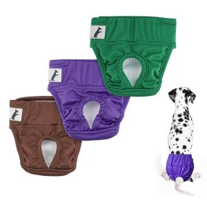 XUNJIE Soft Dog Physiological Sanitary Pant Polyester Comfortable Dog Underwear Briefs Dog Shorts Panties Adjustable Dog Diaper Shorts Cleaning