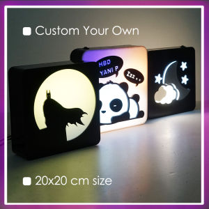 Lampu Tidur Custom Dekorasi Ukuran 20x20cm