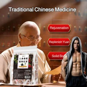 Ginseng mulberry and black wolfberry tea.  Male nourishing health tea.  Energy Boosting Tea  Nourishes Vitality