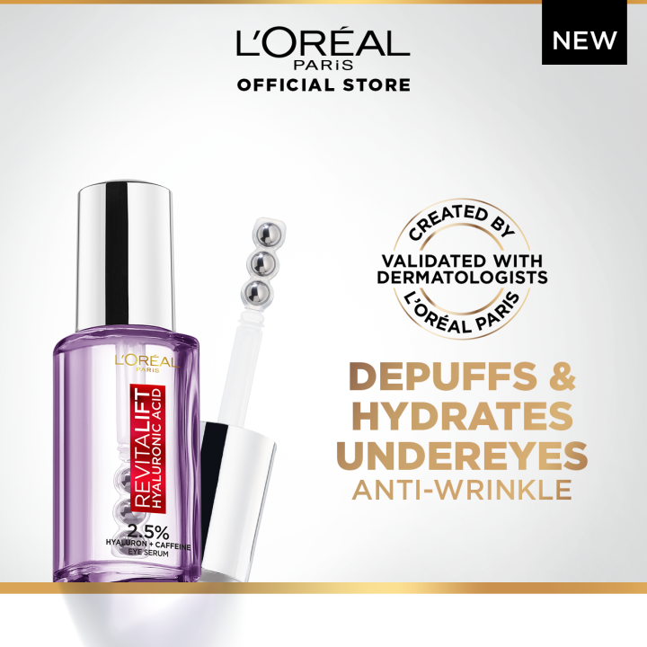 NEW Loreal Paris Revitalift Eye Serum with 2.5 Hyaluronic Acid