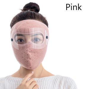 Face Mask Autumn Winter Fashion Fleece Outdoor Riding Windproof Warm Cold Resistant High-definition Goggles Anti Fog Masks