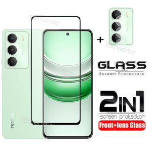 For Realme 14X 2 in 1 Screen Protector+ Protector Full Cover Full Glue Realme14X Realme 14 X Tempered Glass Film Protection With Camera Flim Protection