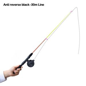 BESTITIT Mùa đông Cần câu cá trên băng Quay Có thể thu vào Cần bút câu cá trên băng 2024 35/40/75/80cm Mùa đông
