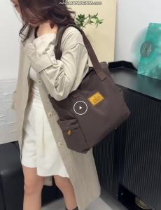 Túi Tote Alo Nylon Dung Tích Lớn Logo Da Túi Đeo Vai Túi Bên Có Khóa Bấm Nhẹ Dùng Cho Phòng Gym Du Lịch Mua Sắm Hàng Ngày Túi Xách Nữ