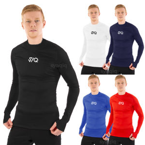 Baselayer Manset Lengan Panjang Pria Atasan Olahraga Sepakbola Futsal Gym Lari Renang Sepeda