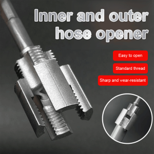 Water Pipe Internal And External Thread Opener Electric Drill Water Pipe Universal Electric Thread Tap External Thread Die Tool Full Metal Gear Box Non-Slip Chuck Design Home Improvement Repair Threading Tool