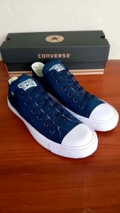 (free box)sepatu sneakers converse70 ct biru navy all star ct navy