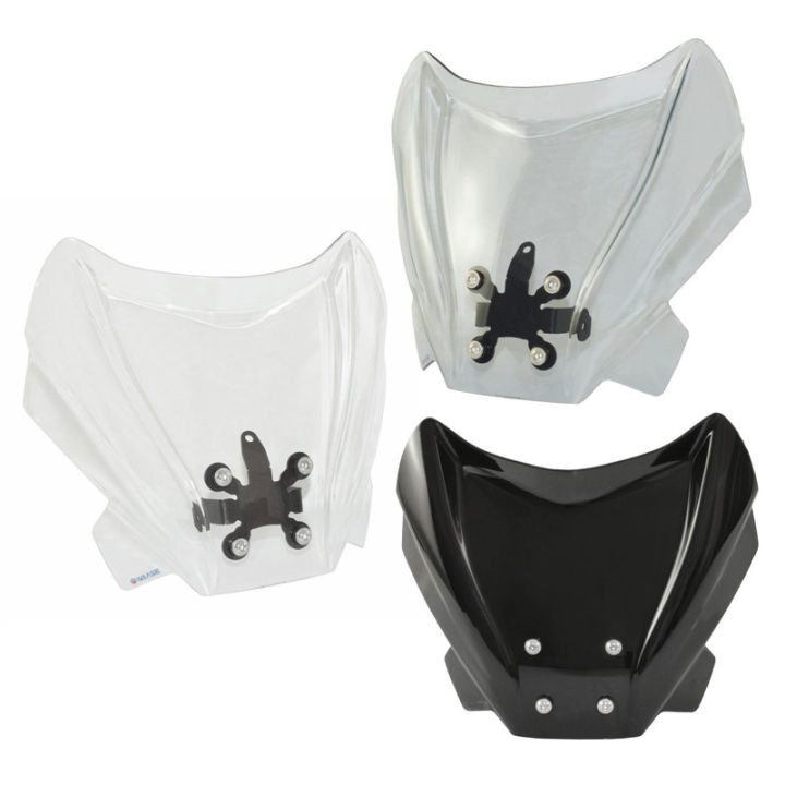 Pare-Brise / Déflecteur Benelli 502C 2019-2023 - Écran Moto Clair Réglable 180° Anti-Pluie & Vent