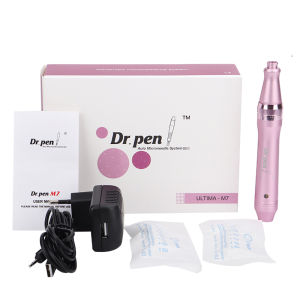 Ultima Dr Pen M7 Professional Microneedling Pen Derma Pen With 12 Pin Cartridge Nee-dleHead Wired Dr Derma MicroNeed-le Machine